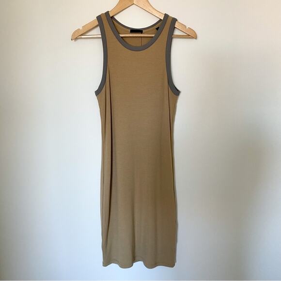 NWT ATM Anthony Thomas Melilla Stretch Modal Ribbed Tank Dress Medium - Picture 3 of 6